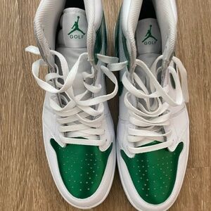 Jordan 1 Retro High Golf Patent Sneakers DQ0660-13 M 11.5